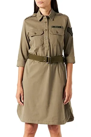 Schott NYC Damen Robjanew Anzüge, Helles Kaki, Medium