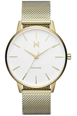 MVMT Analog Quarzuhr für Damen Kollektion Boulevard mit Edelstahl- oder Lederarmband