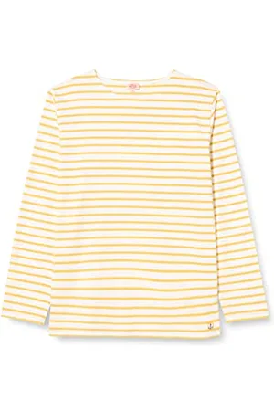 Armor.lux Herren Matrosenanzug Plozévet Pullover, Weiß/Genest E23, XS