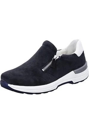 ARA Damen N Hausschuh, BLAU,Weiss, 37.5 EU Weit