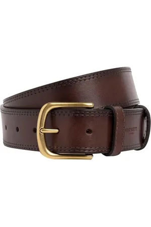 Hackett Herren Brushed Lthr Belt Gürtel, , 34