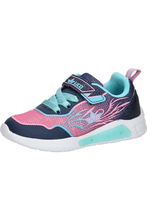 LICO Blinky Girl Sneaker, Pink/Marine/Türkis, 34 EU