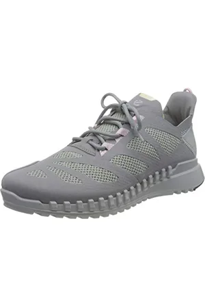 Ecco Damen Zipflex Hiking Shoe, Grau(Silver Grey/Silver Grey), 41 EU