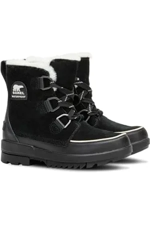 sorel Torino 2 Waterproof wasserdichte Winterstiefel für Damen, Schwarz, 37 EU