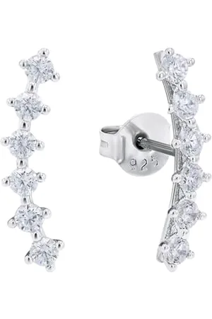 Amor Ohrstecker 925 Sterling Damen Ohrschmuck, mit Zirkonia synth., 1,8 cm, , Kommt in Schmuck Geschenk Box, 2028389