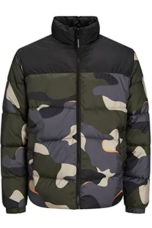 JACK & JONES Quilted Jacket Herren, Schwarz, XXL