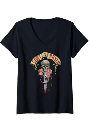 Guns N´Roses Offizieller Tropfdolch T-Shirt mit V-Ausschnitt
