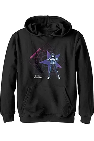 Marvel Doctor Strange in the Multiverse of Madness - Red Blue YTH Hoodie Black 7/8