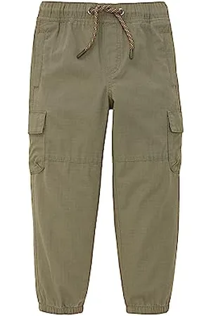 TOM TAILOR Jungen 1038403 Cargo Hose, 10415-Dusty Olive Green, 128
