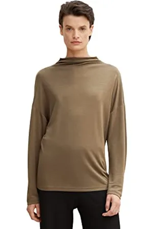 TOM TAILOR Damen Basic Sweatshirt mit Kragen 1035810, , XXS