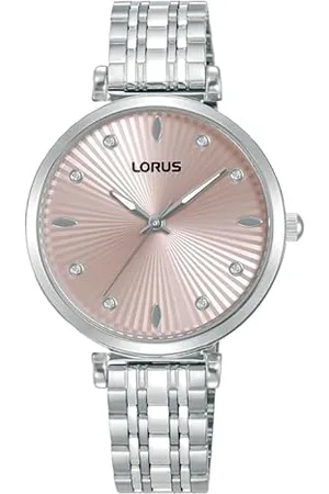 Lorus Damen Analog Quarz Uhr mit Edelstahl Armband RG259XX9