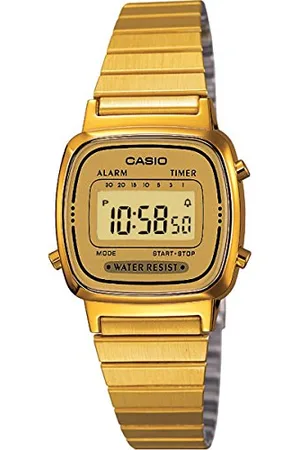 Casio DamenArmbanduhr Digital Quarz Edelstahl LA670WEGA-9EF