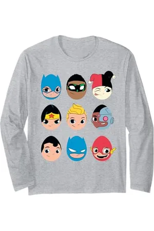 DC Comics Originals DC Super Friends Easter Egg Heads Langarmshirt