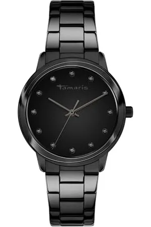 Tamaris Damen Analog Quarz Uhr mit Edelstahl Armband TT-0156-MQ