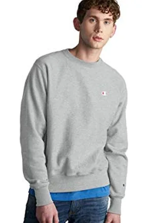 Champion Herren ters dokuma Sweatshirt, Oxford Gray, L EU