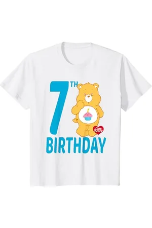 Care Bears Kinder Birthday Bear Celebrates A 7th Birthday T-Shirt