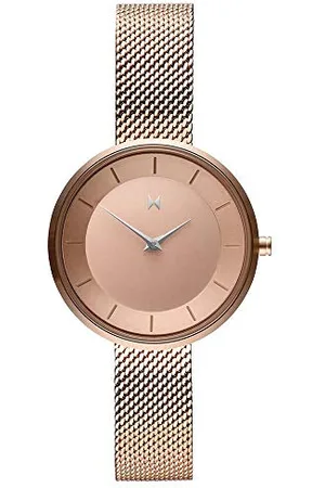 MVMT Analog Quarzuhr für Damen mit Roségoldfarbenes Edelstahlarmband - D-FB01-RGS
