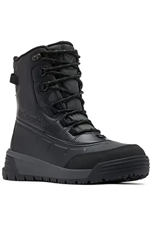 Columbia Bugaboot Celsius wasserdichte Schneestiefel für Herren, Schwarz (Black x Shark), 40.5 EU