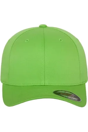 Flexfit Unisex Wooly Combed Baseballkappe, fresh green, XXS/XS, (Youth)