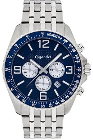 Gigandet Herren Analog Japanisches Quarzwerk Uhr mit Edelstahl Armband AVG12-06