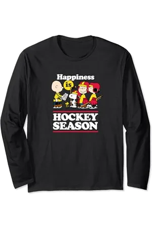 Peanuts Glück ist Eishockey-Saison Langarmshirt