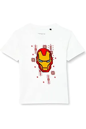 Marvel Jungen Bomarcots185 T-Shirt, weiß, 14 Jahre