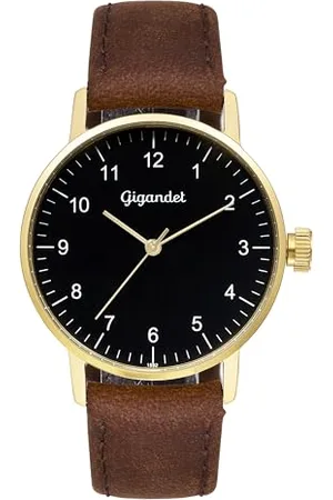 Gigandet Damen Analog Japanisches Quarzwerk Uhr mit Leder Armband VNAG27/002