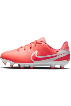 Nike Jr. Tiempo Legend 10 Academy MG Sneaker, Hot Lava/White, 36.5 EU
