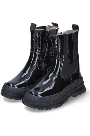 Bisgaard Kinder Winterstiefeletten Mila Lamb Schwarz Leder