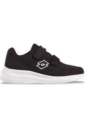 Lotto Connect VL K Sneaker, Black/White, 34 EU