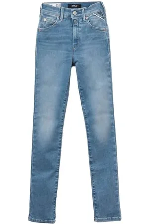 Replay Mädchen Jeans Hyperflex mit Stretch, Blau , 16 Jahre