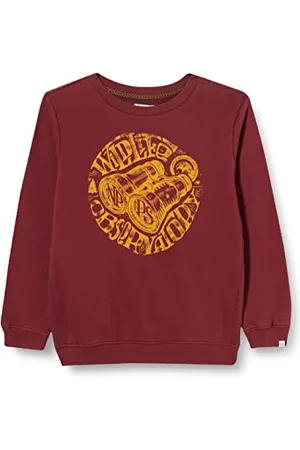 Noppies Kids Jungen B Sweater LS Banjarmasin Pullover, Oxblood Red-P792, 116
