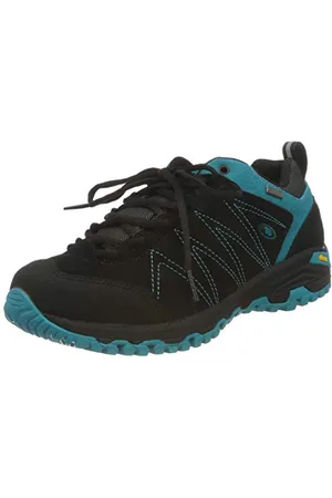 BRUTTING Mount Kapela Low Unisex Erwachsene Cross-Laufschuh, Schwarz/ Türkis, 42 EU