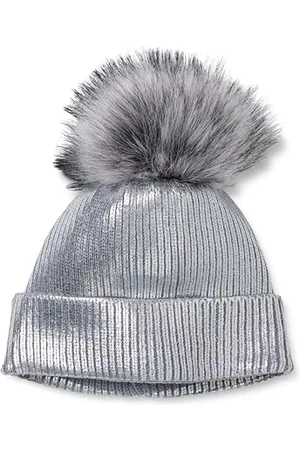 THE DROP Stechpalmenmütze für Damen, Holly Kunstfell mit Bommel, , Einheitsgröße