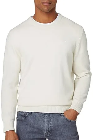 Hackett Herren Lammwolle Crew Pullover, , XXL
