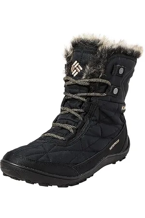 Columbia Damen Minx Shorty Iii Wide Schneestiefel, Schwarz/Pebble, 39.5 EU Weit