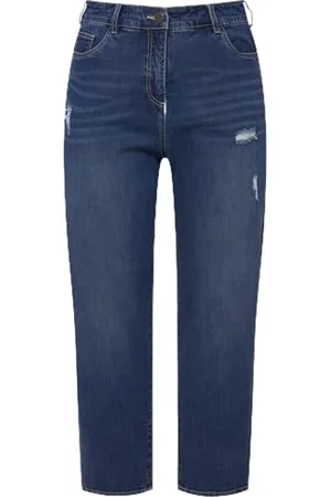 Ulla Popken Damen Mom Jeans, , W36 / L32