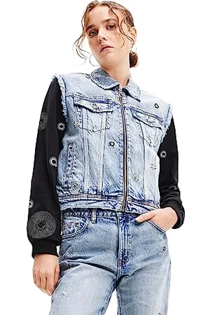 Desigual JACKET_ZENKIU, 5053 DENIM MEDIUM WASH, S