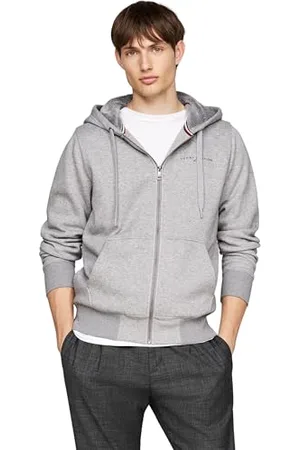 Tommy Hilfiger Tommy Logo FUR Lined Hoody Kapuzenpullover mit Reißverschluss Herren, , 3XL