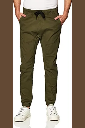 Southpole Herren Joggerhose Basic Stretch Twill - Grün - X-Groß