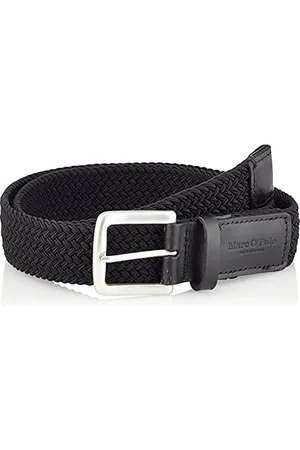 Marc O’ Polo Marc OߴPolo Herren Gürtel geflochten aus Stoff, Schwarz (Black), 95