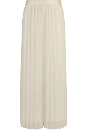 Apart ApartFashion APART Damen Plissee-Hose, Elastischer Bund Palazzo-Hose, Lange Sommerhose, Leichte Freizeithose, Stilvolles weites Bein Design, Entspannte Passform und Bequeme Hosenbeine, crème
