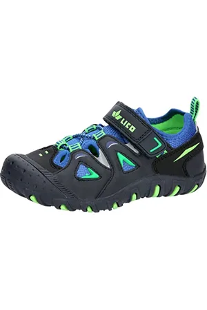 LICO Unisex Kinder Makani VS Sportsandale, marine/blau/lemon, 35 EU