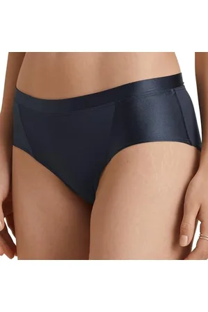 Calida Cate Panty Damen, mit Satinblenden, niedrig geschnitten