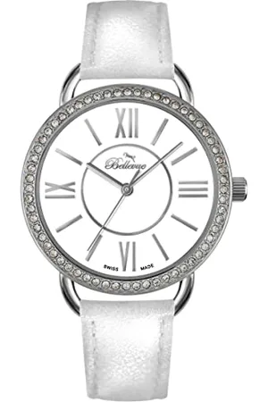 BelleVue Damen Analog-Digital Automatic Uhr mit Armband S0367507