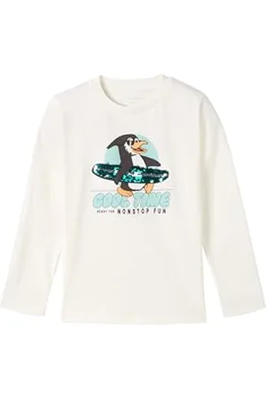 TOM TAILOR Jungen Kinder Longsleeve mit Pailletten, , 92/98
