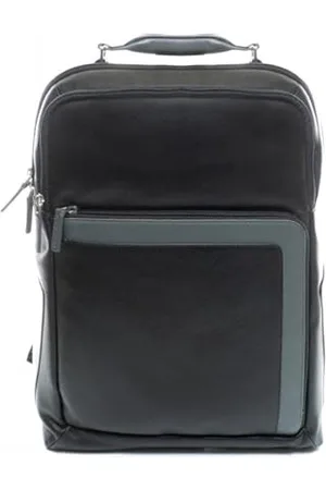 Piquadro Rucksack X schwarz grau CA4174X1/NG x1 großer Rucksack Leder Schwarz Grau ND Wahl=P, , Taglia unica, Business