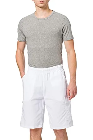 Trigema Herren 615095 Sportshorts, (Weiss 001), 60 (Herstellergröße: XXL)