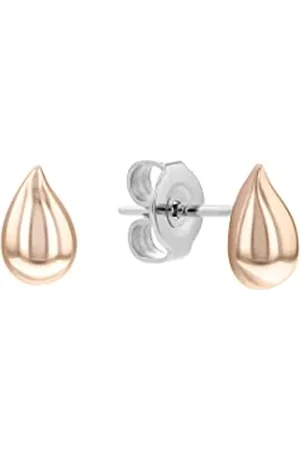 Calvin Klein Steckerohrringe für Damen Kollektion SCULPTURED DROPS in Nelkengold - 35000072