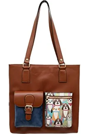 Dogo Vegane Damen Schultertaschen Umhängetaschen Multi Pocket Bag - Best Friends Forever